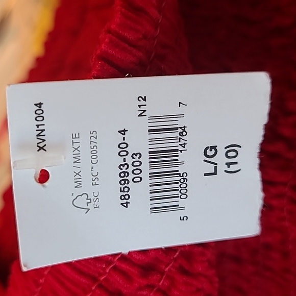 Gap Kids beautiful red, fine wale corduroy dress. Size large (10-11). - Picture 4 of 6